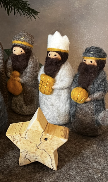 Krippenszene - Filz - Krippenszene - Filz -